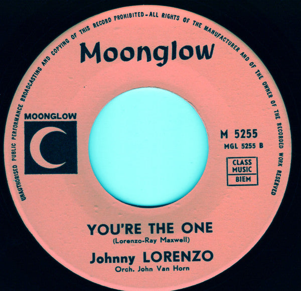 Johnny Lorenzo : Dont' Cry My Love (7", Single)
