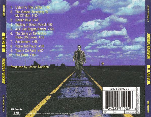 Joshua Kadison : Delilah Blue (CD, Album)