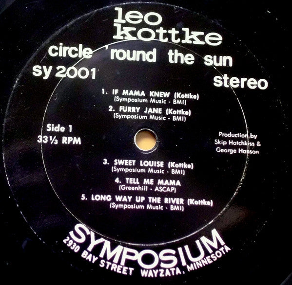 Leo Kottke : Circle 'Round The Sun (LP, Album)