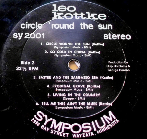 Leo Kottke : Circle 'Round The Sun (LP, Album)