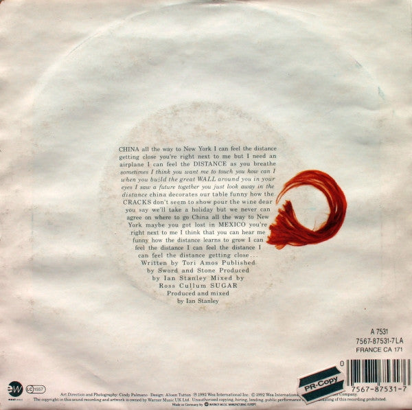 Tori Amos : China (7")