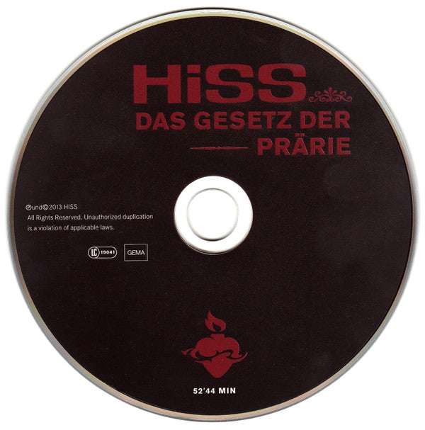 Hiss (4) : Das Gesetz Der Prärie (CD, Album)