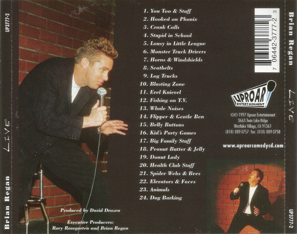 Brian Regan : Live (CD, Album, Jew)