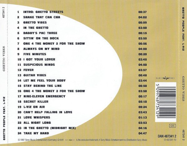 Ghetto People Feat. L-Viz : Ghetto Vibes (CD, Album)