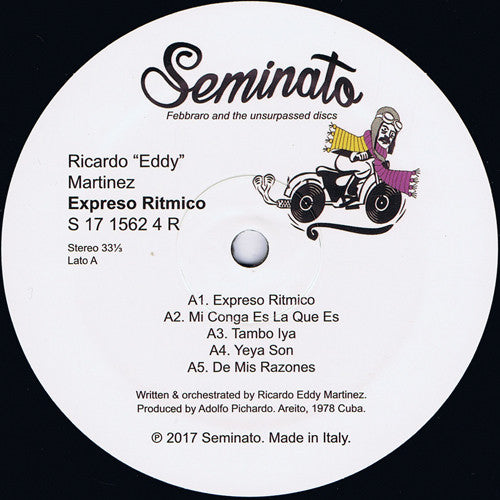 Ricardo Eddy Martinez : Expreso Ritmico (LP, Album, RE)