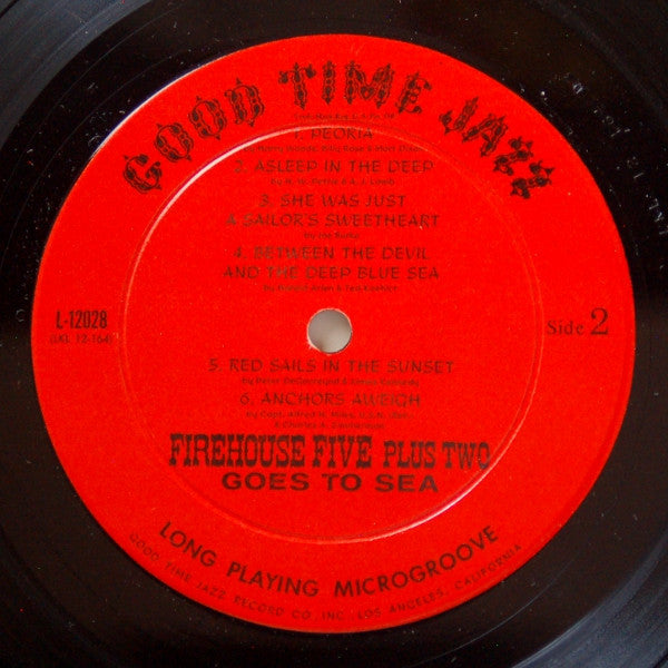 Firehouse Five Plus Two : Goes To Sea (LP, Album)