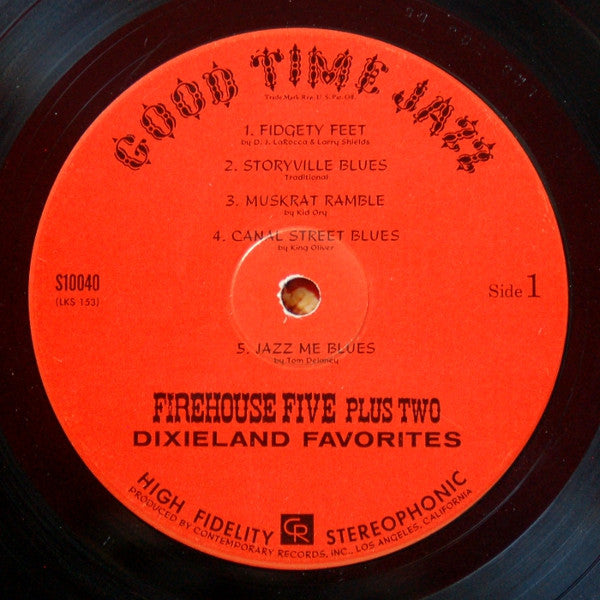 Firehouse Five Plus Two : Dixieland Favorites (LP, Album)