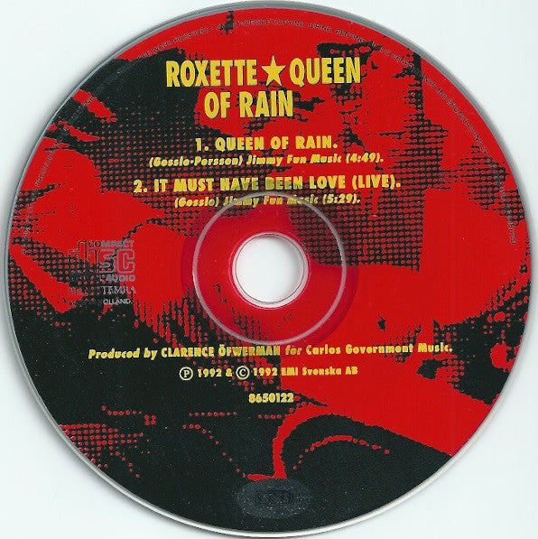 Roxette : Queen Of Rain (CD, Single)