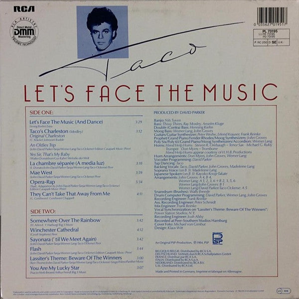 Taco : Let's Face The Music (LP, Album)