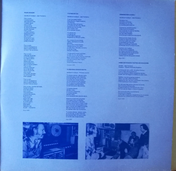 Jean Humenry Et L'équipage : Le Temps D'aimer (LP, Mono)