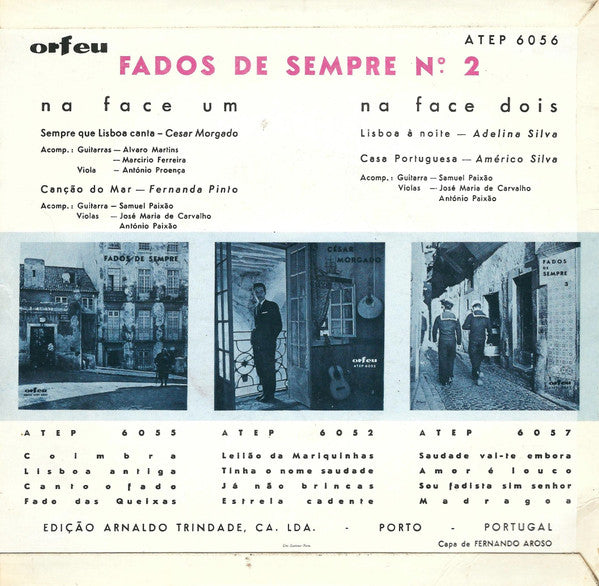 Various : Fados De Sempre Nº 2 (7", EP)