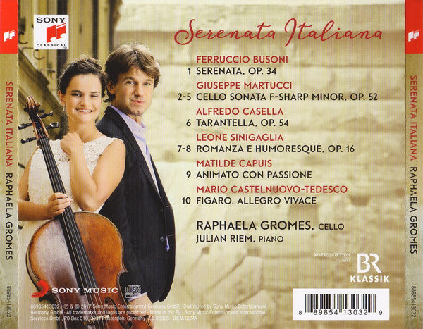 Raphaela Gromes, Julian Riem : Serenata Italiana (CD, Album)