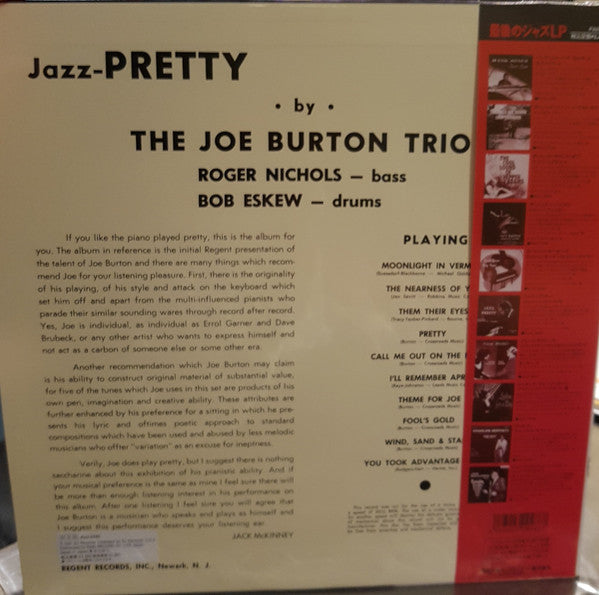 Joe Burton Trio : Jazz Pretty (LP, Mono, RM)