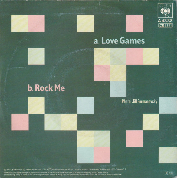 Belle And The Devotions : Love Games (7", Single)