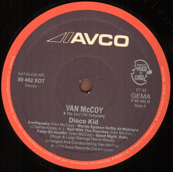 Van McCoy : The Disco Kid (LP, Album)