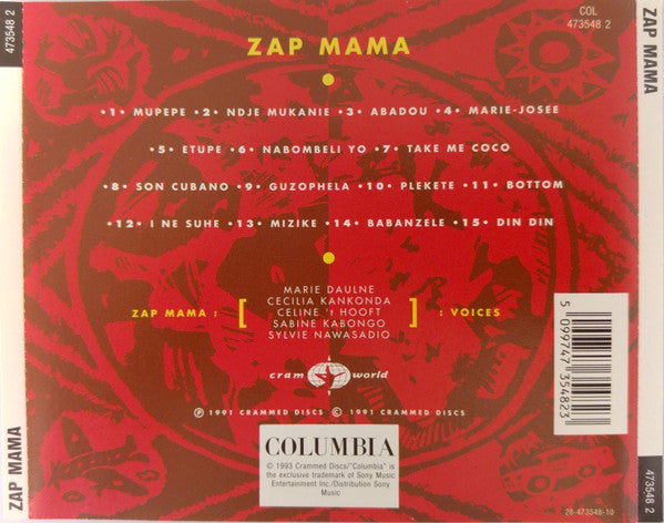 Zap Mama : Zap Mama (CD, Album, RE)