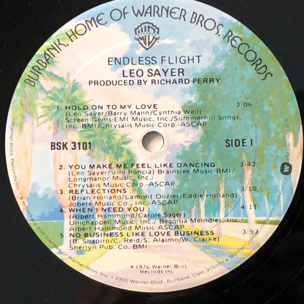 Leo Sayer : Endless Flight (LP, Album, RE)