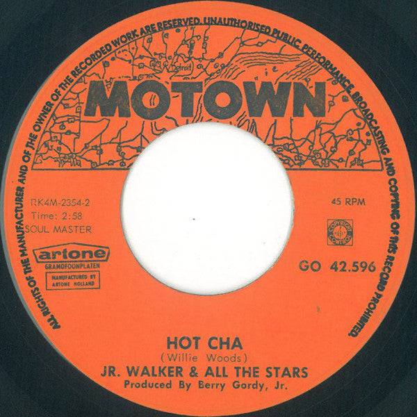 Junior Walker & The All Stars : Shot Gun / Hot Cha (7", Single)