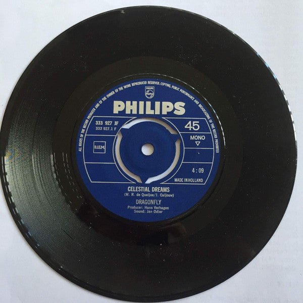 Dragonfly (6) : Celestial Dreams / Desert Of Almond (7", Single, Mono)