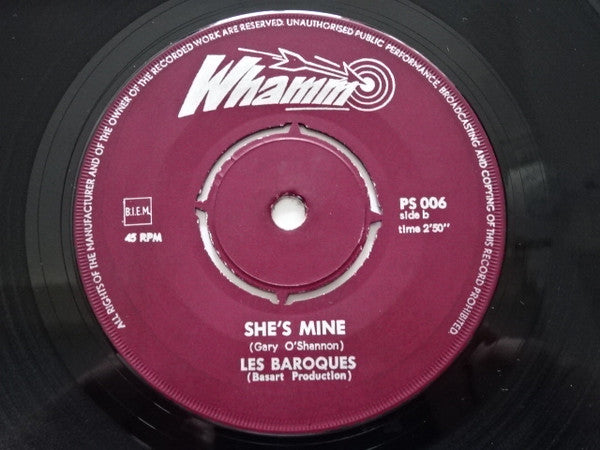 Les Baroques : I Know / She's Mine (7", Single, Mono)