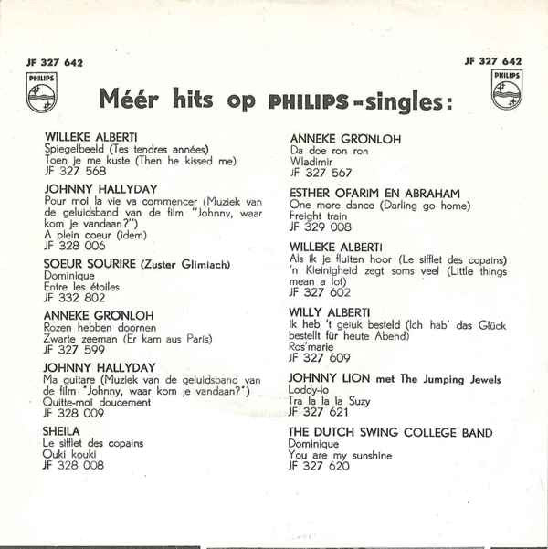 Corry Brokken : La Mamma (Zij Kwamen Overal Vandaan) / Geef Mij Je Hand  (7", Single, Mono, Red)