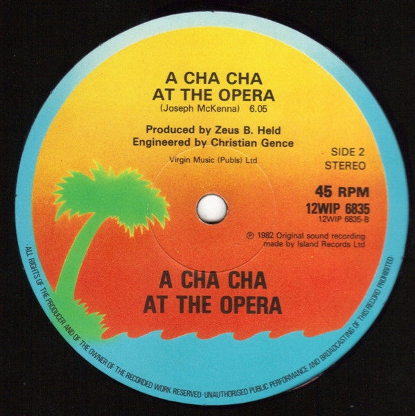 A Cha Cha At The Opera : A Cha Cha At The Opera Disco Concerto (12")