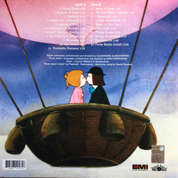 Ennio Morricone And Alessandro Alessandroni : Il Giro Del Mondo Degli Innamorati Di Peynet (LP, Album, RE, RM, Pin)