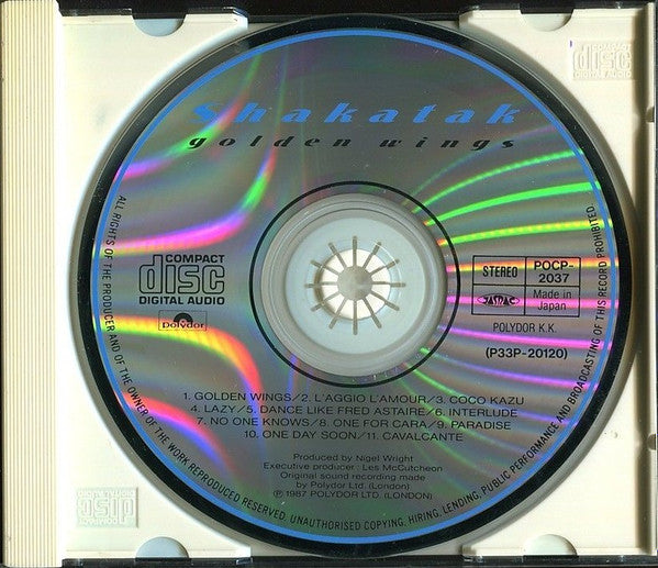 Shakatak : Golden Wings (CD, Album, RE)