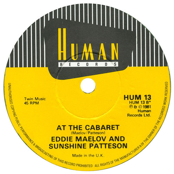 Eddie & Sunshine : Another Teardrop (7", Single)