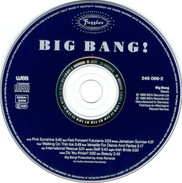 We've Got A Fuzzbox And We're Gonna Use It : Big Bang! (CD, Album)