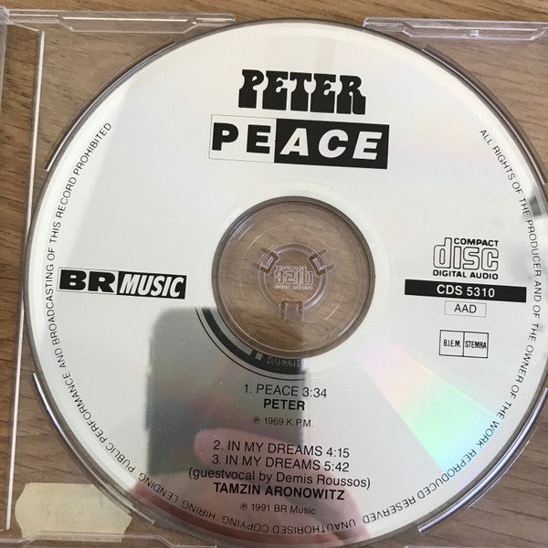 Peter Hallett / Tamzin Aronowitz : Peace / In My Dreams (CD, Single)