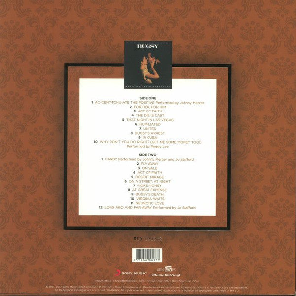 Ennio Morricone : Bugsy (Original Motion Picture Soundtrack) (LP, Album, Dlx, Ltd, Num, RE, Tra)