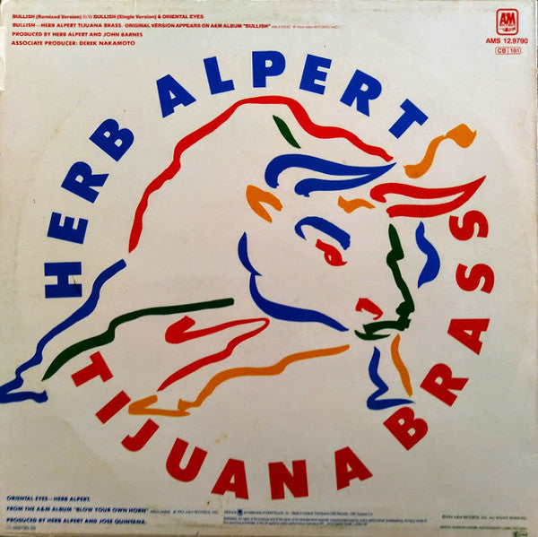 Herb Alpert Tijuana Brass* : Bullish (Remixed Version) (12", Maxi)