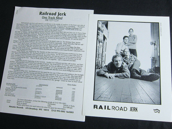 Railroad Jerk : One Track Mind (CD, Album)