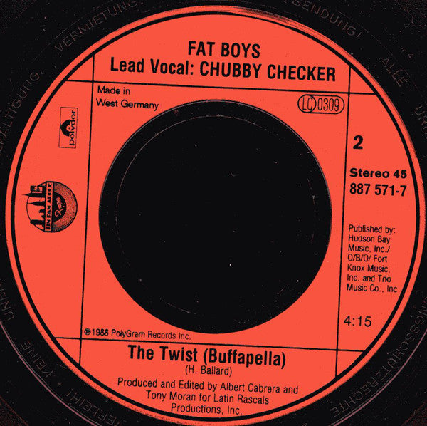 Fat Boys : The Twist (7", Single)