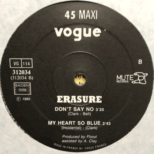 Erasure : Heavenly  Action (12", Maxi)