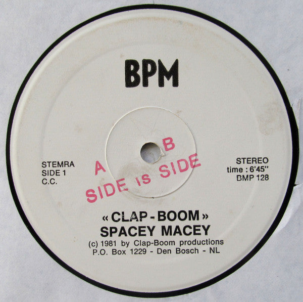 Spacey Macey : Clap-Boom (12")