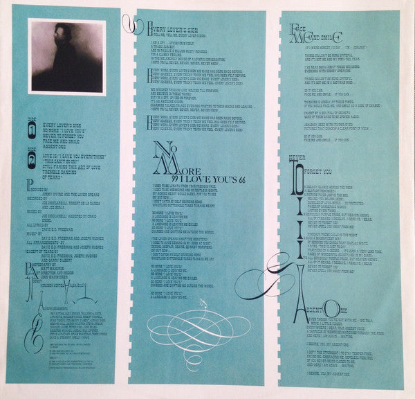 The Lover Speaks : The Lover Speaks (LP, Album)