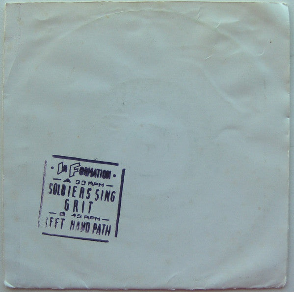 In Formation : Soldiers Sing / Grit // Left Hand Path (7")