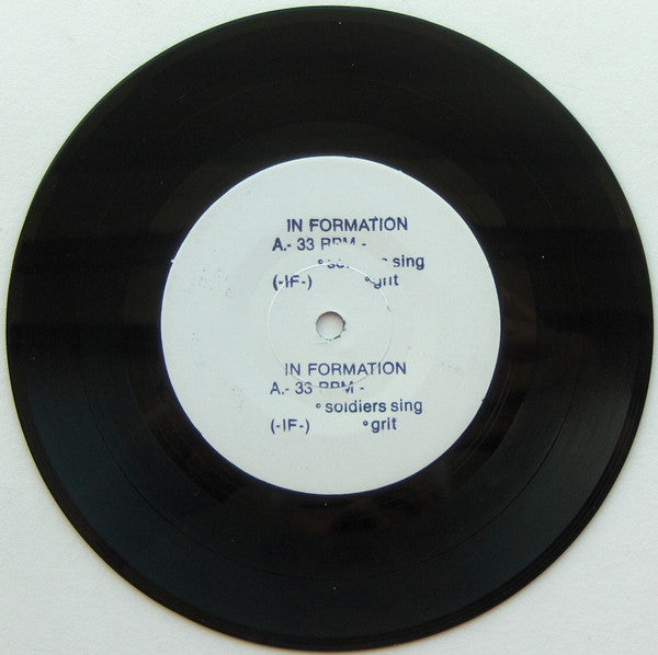 In Formation : Soldiers Sing / Grit // Left Hand Path (7")