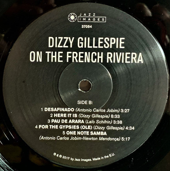Dizzy Gillespie : On The French Riviera (LP, Album, Dlx, Ltd, RE, 180)