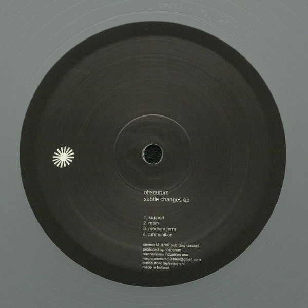 Obscurum : Subtle Changes (12", RE, RM, Gre)
