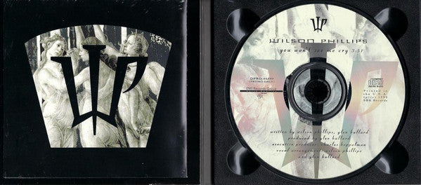 Wilson Phillips : You Won't See Me Cry (CD, Single, Promo, Fol)