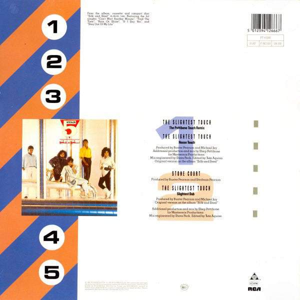 5 Star* : The Slightest Touch (The Shep Pettibone Touch Remix) (12", Maxi)