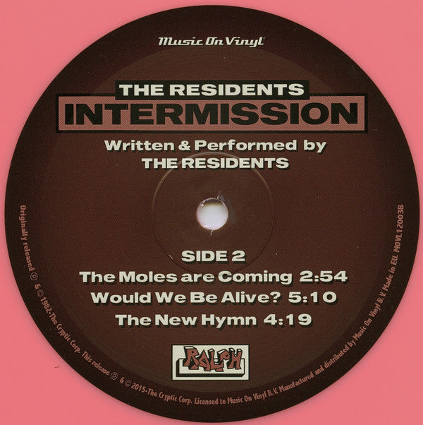 The Residents : Intermission (12", EP, Ltd, Num, RE, RP, Pin)