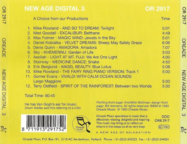 Various : New Age Digital 3 (CD, Comp)