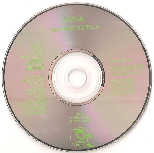 Various : New Age Digital 3 (CD, Comp)