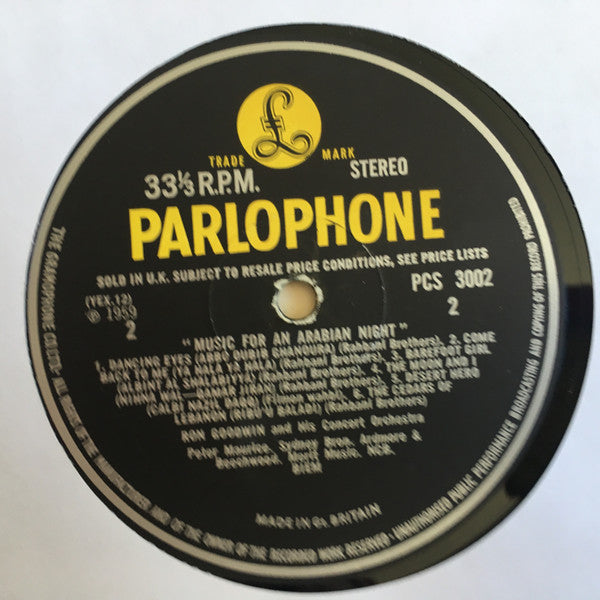 Ron Goodwin And His Orchestra : Music For An Arabian Night (LP, Album)