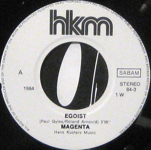 Magenta (8) : Egoist (7")
