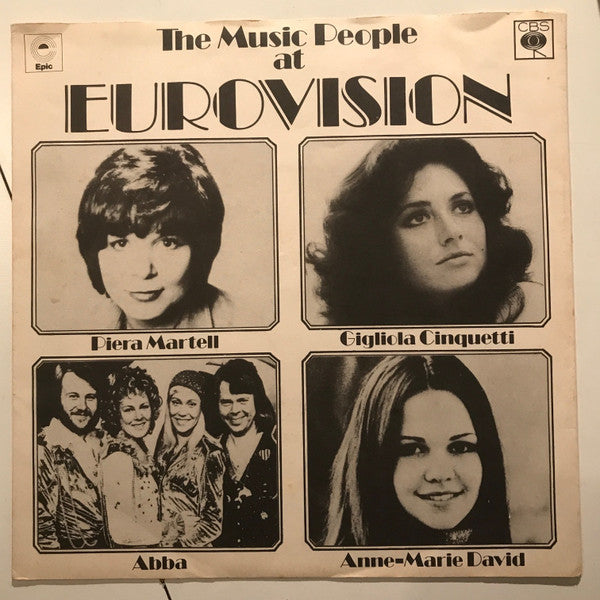 Various : The Music People At Eurovision (7", EP, Maxi, Promo)